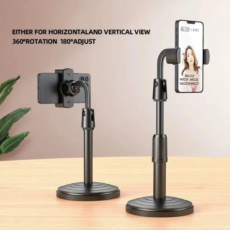 360° Rotatable Weighted Anti -Slip Base Desktop Desk Lazy Foldable Adjustable Flexible Arm Universal Holder For iPhone Samsung