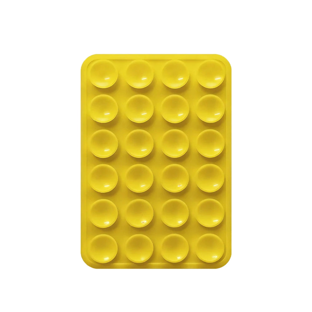 Double Side Silicone Suction Pad For Mobile Phone Fixture Suction Cup Backed Adhesive Silicone Rubber Sucker Pad For Fixing