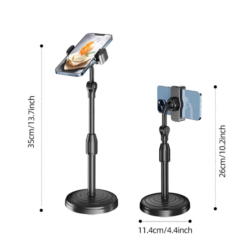 360° Rotatable Weighted Anti -Slip Base Desktop Desk Lazy Foldable Adjustable Flexible Arm Universal Holder For iPhone Samsung