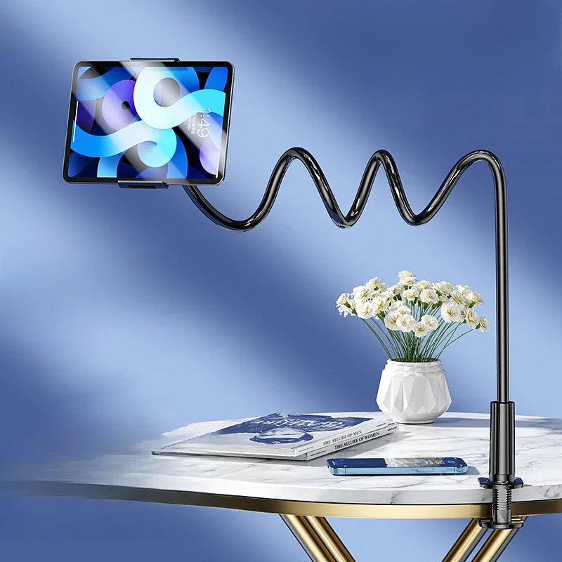 Tablet Bracket for Bed iPad Stand 360° Rotating Bed Tablet Mount Stand with 90cm Metal Arm For 4.7~12.9 inch Phone Tablet Holder