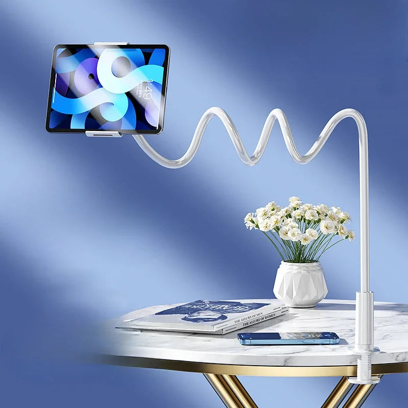 Tablet Bracket for Bed iPad Stand 360° Rotating Bed Tablet Mount Stand with 90cm Metal Arm For 4.7~12.9 inch Phone Tablet Holder