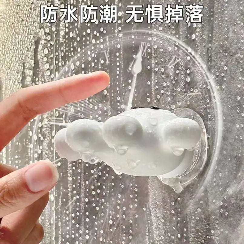 Herocross Mickey Cartoon Palm Suction Cup Bathroom Moisture-Proof Toothbrush Towel Rack Multifunctional Data Cable Storage Hook