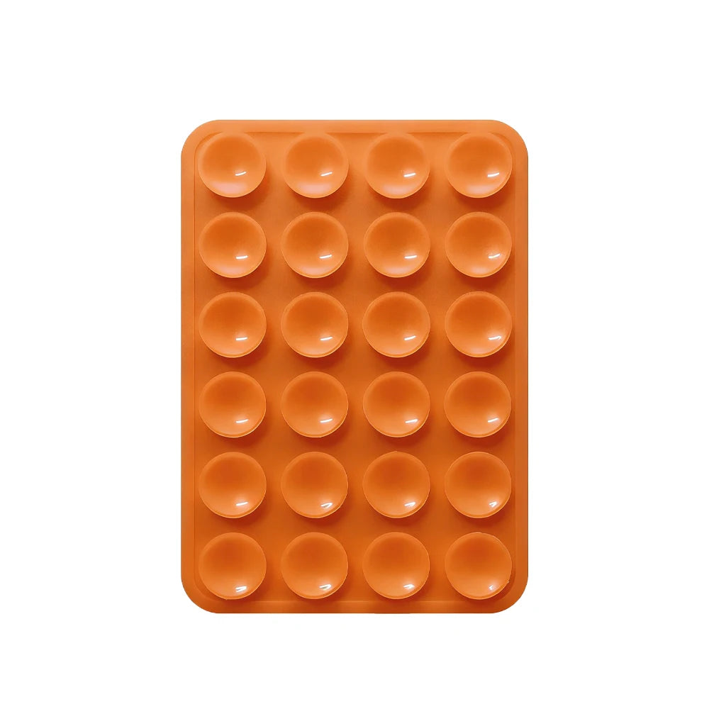 Double Side Silicone Suction Pad For Mobile Phone Fixture Suction Cup Backed Adhesive Silicone Rubber Sucker Pad For Fixing